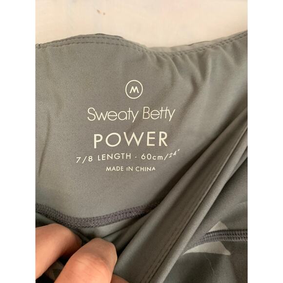Sweaty Betty Power 7/8 Length Camo Women's Size Medium - Picture 5 of 10